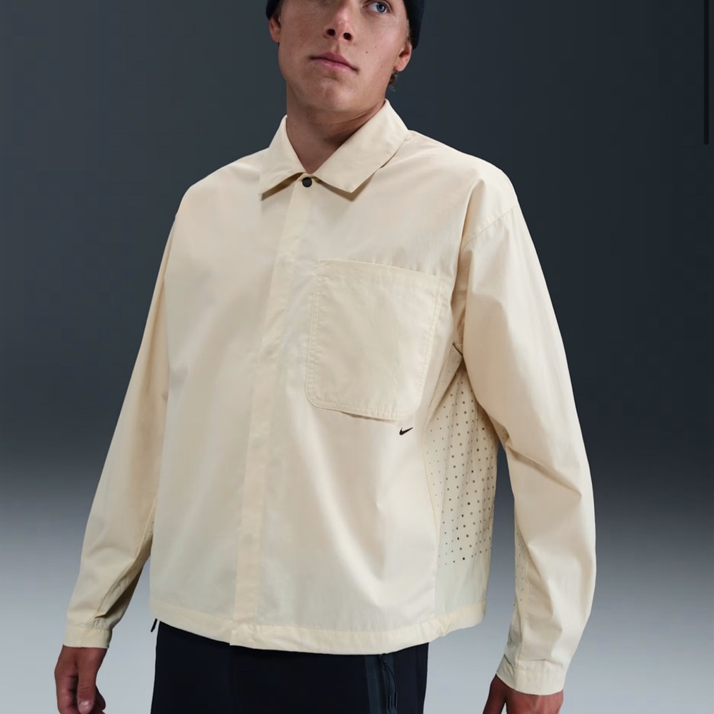 Nike Men's Beige Shirt Jacket